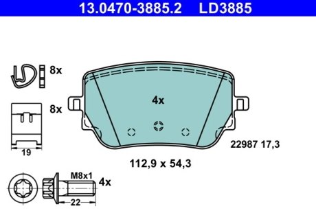 KLOCKI HAM.CERAMIC TYL ATE 13047038852