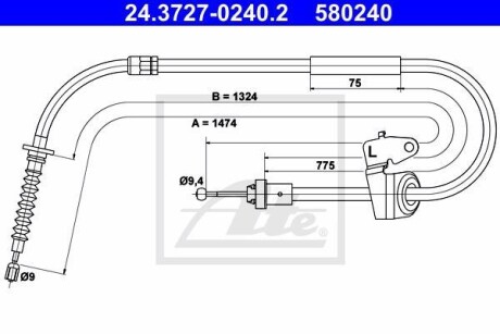 Автозапчасть ATE 24.3727-0240.2