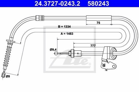 Автозапчасть ATE 24.3727-0243.2