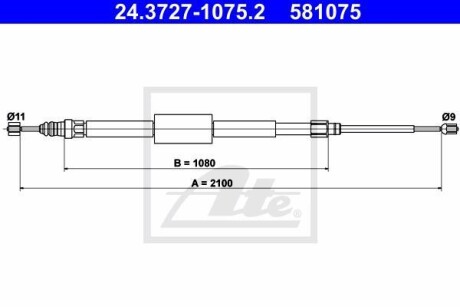 Автозапчасть ATE 24.3727-1075.2