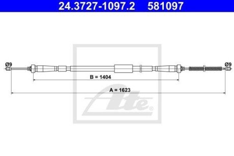 Автозапчасть ATE 24.3727-1097.2