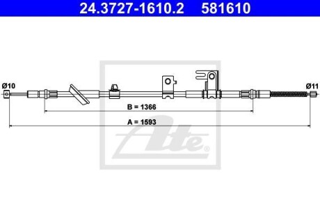 Автозапчасть ATE 24.3727-1610.2