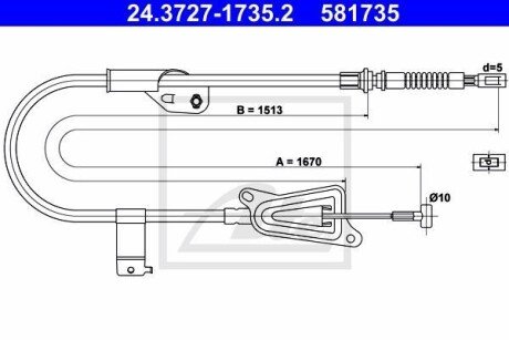 Автозапчасть ATE 24.3727-1735.2