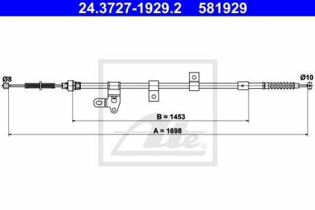 Автозапчасть ATE 24.3727-1929.2