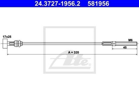 Автозапчасть ATE 24.3727-1956.2