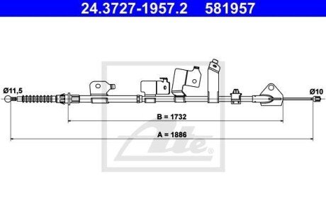 Автозапчасть ATE 24.3727-1957.2