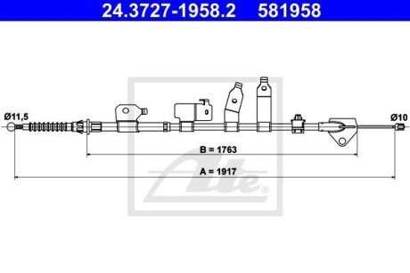 Автозапчасть ATE 24.3727-1958.2