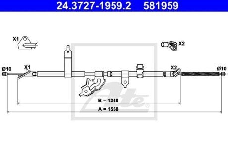 Автозапчасть ATE 24.3727-1959.2