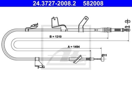 Автозапчасть ATE 24.3727-2008.2