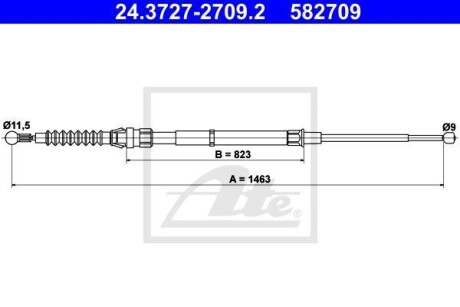 Автозапчасть ATE 24.3727-2709.2