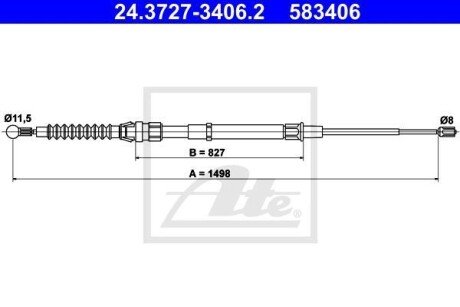 Автозапчасть ATE 24.3727-3406.2