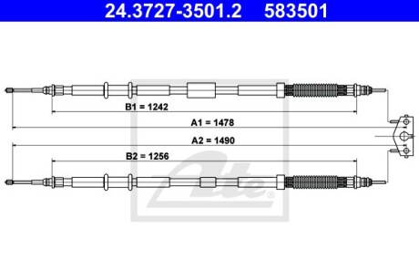 Автозапчасть ATE 24.3727-3501.2