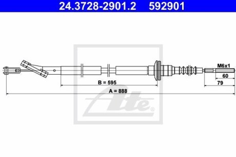 Автозапчасть ATE 24.3728-2901.2