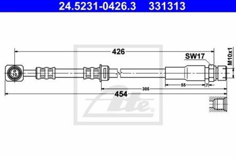 Автозапчасть ATE 24.5231-0426.3