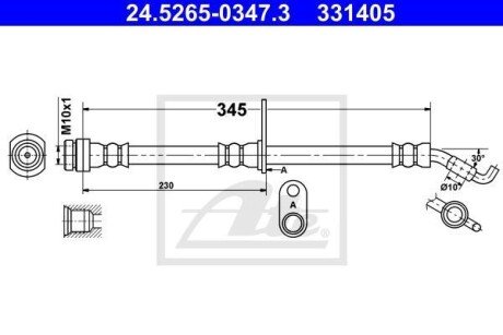 Автозапчасть ATE 24.5265-0347.3