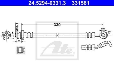 Автозапчасть ATE 24.5294-0331.3