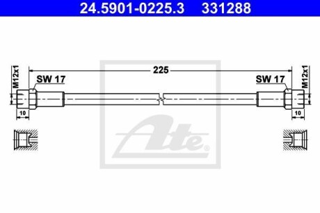 Przewуd sprzкgіa ATE 24590102253