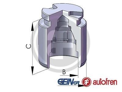 Поршень, корпус скобы тормоза AUTOFREN D025115