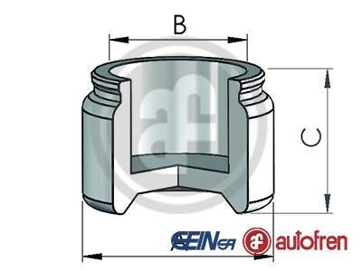 Поршень гальмівного супорта SEINSA AUTOFREN D025139