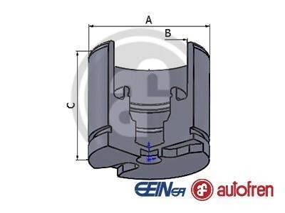 Поршень, корпус скобы тормоза AUTOFREN D025256