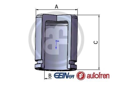 Поршень гальмівного супорта SEINSA AUTOFREN D025264