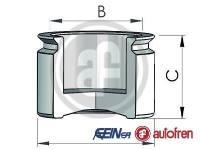 Поршень, корпус скобы тормоза AUTOFREN D025444