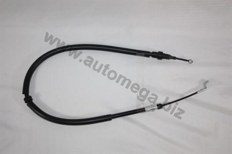 Трос ручного гальма зад. Л/П VW T4/Caravelle/Multivan DS1,9-2,4-2,5 ch >70W120000 97- (дискові гальма) 949/715 AUTOMEGA 120019110