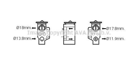 Розширювальний клапан AVA COOLING AI1351