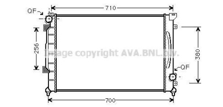 Радіатор охолодження AVA QUALITY COOLING AVA COOLING AI2139