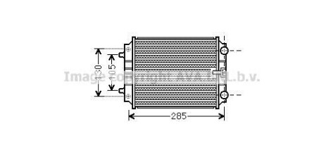 Радіатор, охолодження двигуна AVA QUALITY COOLING AVA COOLING AI2299 (фото 1)