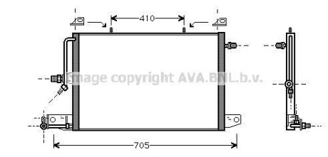 Радіатор кондиціонера AVA QUALITY COOLING AVA COOLING AI5117 (фото 1)