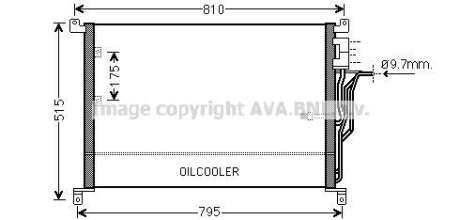 Радіатор кондиціонера AVA QUALITY COOLING AVA COOLING AI5301