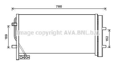 Радіатор кодиціонера AVA COOLING AI5382D