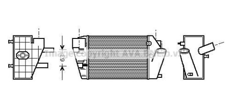 Интеркулер AVA COOLING AIA4187 (фото 1)