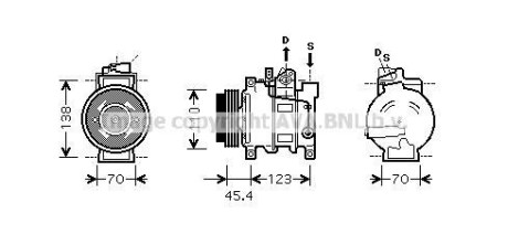 Компресор кондиціонера AVA QUALITY COOLING AVA COOLING AIAK227