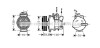 Компрессор кондиционера Audi A4 B7 (04-), A6 C6 (04-), Q7 (10-) 3.0TFSi, 3.2FSi, AVA COOLING AIAK295 (фото 1)