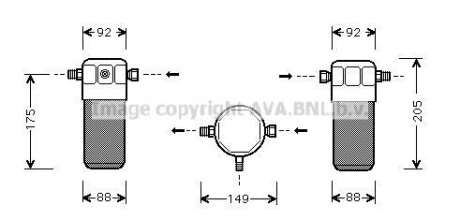 Осушитель, кондиционер AVA COOLING AID032 (фото 1)