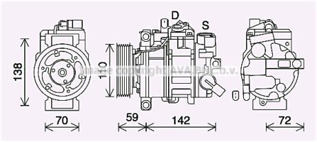 Автозапчасть AVA COOLING AIK411