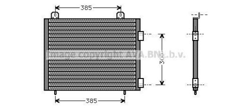 Радіатор кондиціонера AVA QUALITY COOLING AVA COOLING AU5141
