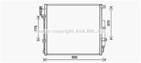 Автозапчасть AVA COOLING AU5227D