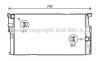 AVA (Уважно! авто з 6-ст КПП) BMW Радіатор сист. охолодження F20, F21, F22, F23, F30, F31, F34, F34, F80, F87 AVA COOLING BW2446 (фото 1)