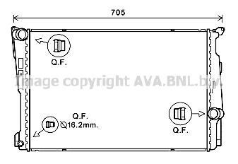 Радіатор, Система охолодження двигуна AVA COOLING BW2546