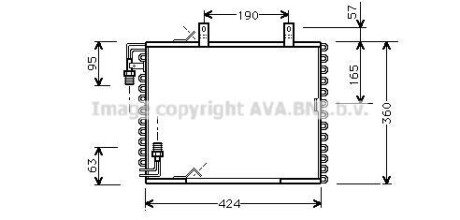 Конденсатор, кондиционер AVA COOLING BW5147