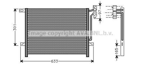 Радіатор кондиціонера AVA QUALITY COOLING AVA COOLING BW5203