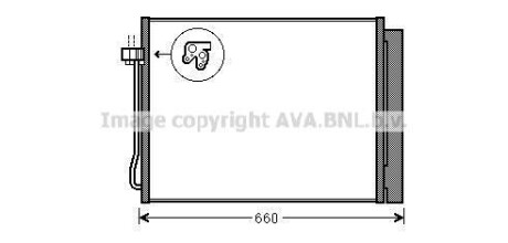 Радіатор кондіционера (AVA) AVA QUALITY COOLING AVA COOLING BWA5377D