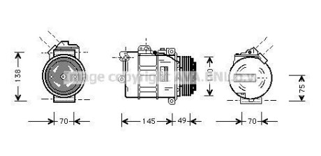 Компресор кондиціонера AVA QUALITY COOLING AVA COOLING BWAK237