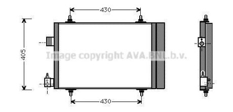 Автозапчасть AVA COOLING CNA5173D