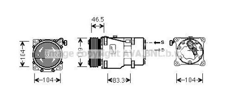 Компресор кондиціонера AVA QUALITY COOLING AVA COOLING CNAK201