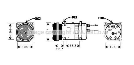 Компресор кондиціонера AVA QUALITY COOLING AVA COOLING CNAK222