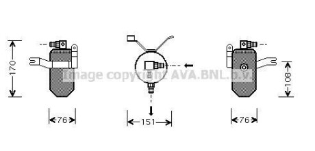 Осушитель, кондиционер AVA COOLING CND184